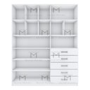 Ver imagem 5 de ARMÁRIO CLOSET LOJA COM GAVETAS M140.2021.B (PRATELEIRAS) MUNDI MOVEIS