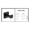 Ver imagem 6 de Kit Acessórios para Banheiro 4 Peças Aço Inoxidável 304