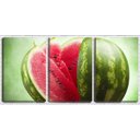 Ver imagem 1 de Quadro canvas 68x126 metade de melancia fatiada