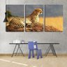 Quadro canvas 68x126 leopardo esperando a caça - 1