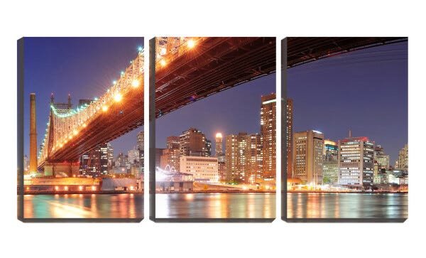 Quadro canvas 68x126 arco de ponte antiga - 1