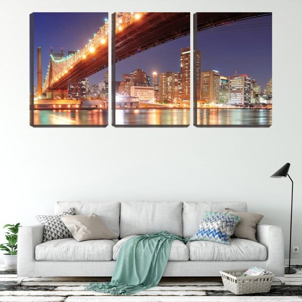 Quadro canvas 68x126 arco de ponte antiga - 2