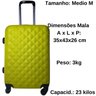 Mala de Viagem de Rodinha Abs Media 23kg Rígida Cor:amarelo - 3