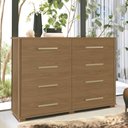 Ver imagem 3 de Cômoda Para Quarto 8 Gavetas Lis F08 Freijó - Mpozenato