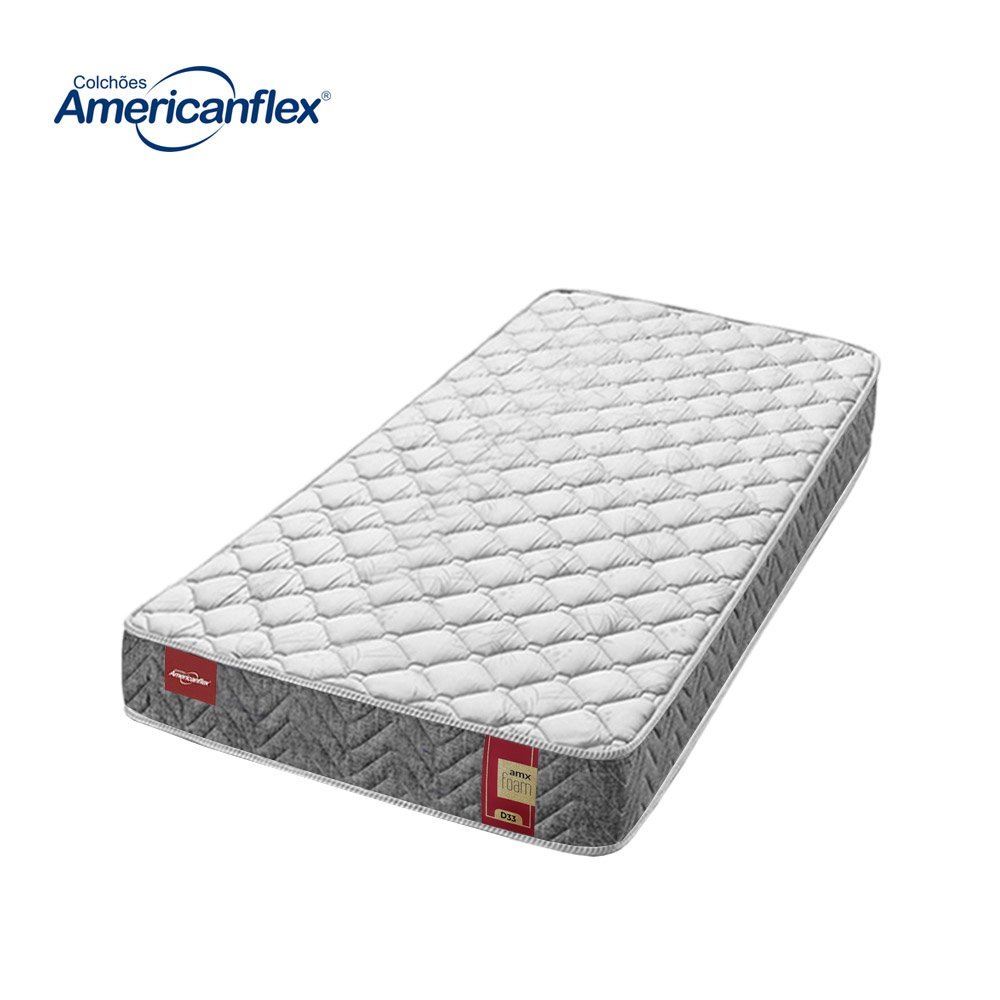 Colchão Solteiro Americanflex Amx FOAM Espuma D33 88x188x14cm - 3