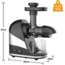 Slow Juicer Moedor Espremedor Extrator Prensa a Frio 110v - 2
