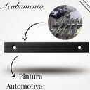 Ver imagem 3 de Kit 5 Puxador Porta Gavet Móveis Cozinha Drop Alumínio 125mm - Preto