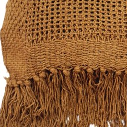 Manta Peseira Trico Rustico 1,50x1,20 Caramelo 100% Algodão - 2