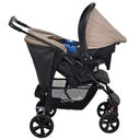 Ver imagem 2 de CARRINHO DE BEBÊ + BEBE CONFORTO TRAVEL SYSTEM ECCO BURIGOTTO REF:4020 - UN - CINZA-BEGE