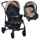Ver imagem 1 de CARRINHO DE BEBÊ + BEBE CONFORTO TRAVEL SYSTEM ECCO BURIGOTTO REF:4020 - UN - CINZA-BEGE
