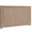 Ver imagem 1 de Cabeceira Cama Box Casal 140 Cm P05 Berlim Veludo Bege - Lyam Decor