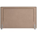 Ver imagem 3 de Cabeceira Cama Box Casal 140 Cm P05 Berlim Veludo Bege - Lyam Decor