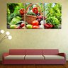 Quadro canvas 68x126 cesta com legumes cozinha - 2