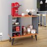 Aparador Buffet Maria Cantinho Café Nicho Decoração Cozinha Sala Jantar Organizador -cinza|cinamomo - 2