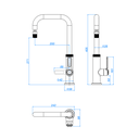 Ver imagem 4 de Torneira Cozinha Mesa Bica Movel Black Matte Urban - Deca Deca Metais