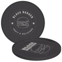 Ver imagem 2 de Kit 12 Pratos Rasos para Hambúrguer Polipropileno 20cm Cinza Tramontina Black Burger
