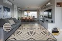 Ver imagem 1 de Tapete Rayza Natural Look Flecha-b 2.15m X 3.50m