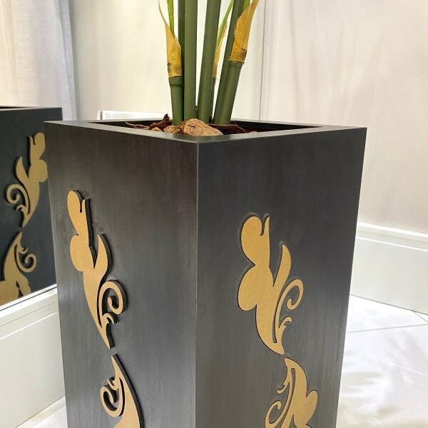 Vaso Decorativo Retangular Cupertino Peg BRDSGC 61cm - 2