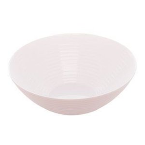 Bowl Cumbuca Tigela de Vidro Opalino Harena Branco 27 Cm