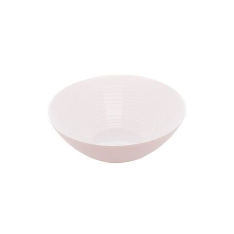 Bowl Cumbuca Tigela de Vidro Opalino Harena Branco 27cm | Casa Del Grande