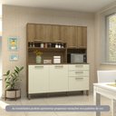 Ver imagem 1 de Cozinha Compacta 165,40cm 7 Portas e 2 Gavetas com Tampo 353 Luciane Móveis