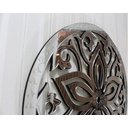 Ver imagem 3 de Mandala Decorativa Ambiente Sala Quarto 65x65 Kit 3 Pçs