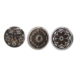 Mandala Decorativa Ambiente Sala Quarto 65x65 Kit 3 Pçs - 1