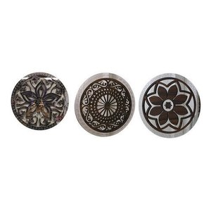 Mandala Decorativa Ambiente Sala Quarto 65x65 Kit 3 Pçs