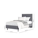 Ver imagem 3 de Cama Solteiro One Confort Com Cabeceira Inclusa Pé Resistente