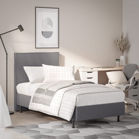 Cama Solteiro One Confort Com Cabeceira Inclusa Pé Resistente
