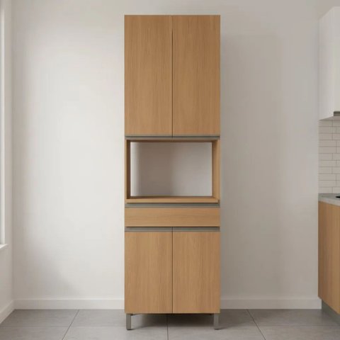 Torre Quente 1 Nicho 4 Portas e 1 Gaveta 70cm Maxxi Kappesberg