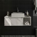 Ver imagem 1 de Balcão Gabinete Suspenso para Banheiro sem Cuba 80cm BN3601 Tecno Mobili