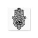 Ver imagem 1 de Quadro Decorativo em Tela Canvas Hamsa M?o de Fátima - 20x20cm - Arte Maníacos