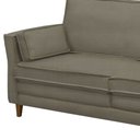 Ver imagem 5 de Sofá Living 3 Lugares 180cm Pés Madeira Efraim F05 Veludo Castor - Mpozenato