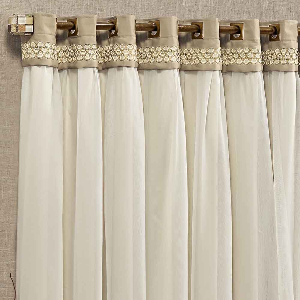 Cortina Grécia 3 Mts Sala Quarto Blackout para Varão - Chocolate - 2