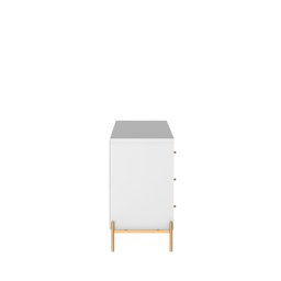 Cômoda 3 Gavetas 1 Porta Jasper Branco 135cm - 4