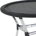 Ver imagem 2 de Mesa Emily com o Tampo Tramado em Alumínio - Área, Jardim, Piscina Trama Original