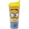 COPO TÉRMICO PLÁSTICO UVL MINIONS BOB LOOKING AMARELO 8,5x17,5 cm - 1