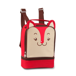LANCHEIRA TÉRMICA ANIMAIS LANCHEIRA CRECHE ESCOLAR BICHINHOS: Vermelho - 1