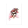 Quadro Decorativo tipo Placa Catrina Daphs - 46x32,5cm - Arte Maníacos - 1
