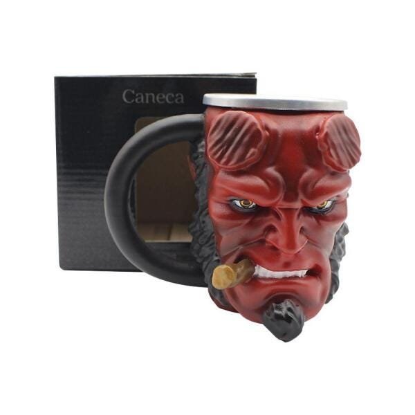 Caneca 3D Hellboy 250 ml - 1