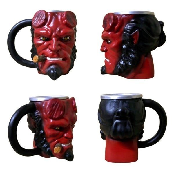 Caneca 3D Hellboy 250 ml - 4