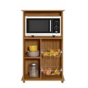 Ver imagem 5 de Balcão com Fruteira 1 Porta 2 Cestos Notável Nt 3075 Marrom Branco