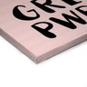 Quadro Decorativo em Tela Canvas Grl Pwr - 32,5x23cm - Arte Maníacos - 2