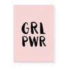 Quadro Decorativo em Tela Canvas Grl Pwr - 32,5x23cm - Arte Maníacos - 1
