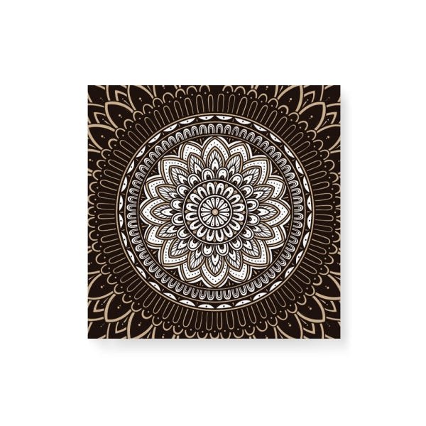 Quadro Decorativo em Tela Canvas Mandala - 20x20cm - Arte Maníacos - 1