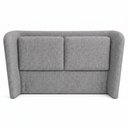 Ver imagem 7 de Cama Japonesa com Cabeceira King Blind Haru Linho Cinza - Sallar Home