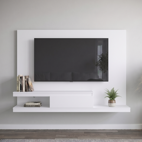 Painel para TV até 50 Polegadas 1 Gaveta KD1601 Branco