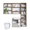 Ver imagem 6 de Conjunto para Banheiro 5 Peças com Iluminação em Led e Cuba 156cm Cb.bn8005