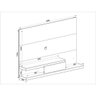 Painel para TV até 60 Polegadas 1 Gaveta Kd2000 - 3